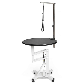 ME Arlft Round Top Rotating Pneumatic Table