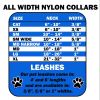 Dogs Spatter Paint Nylon Ribbon Collars
