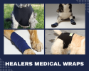 Healers Elastic Wrap Leg Bandage (with Gauze)