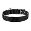 Black Nylon Reflective Adjustable Dog Collar