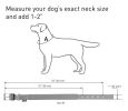 Black Nylon Reflective Adjustable Dog Collar