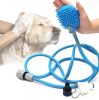 Dog Bath Brush Silicone Massage Pet Bath Brush Supplies For Dog And Cat