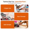 PETVACCO Pet Grooming Vacuum Hair Dryer & Nail Grinder Kit