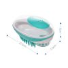 Pet Life 'Swasher' Shampoo Dispensing Massage and Bathing Brush