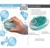 Pet Life 'Swasher' Shampoo Dispensing Massage and Bathing Brush