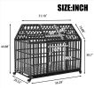 52" Heavy Duty Large Dog Kennels with Lockable Wheels