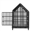52" Heavy Duty Large Dog Kennels with Lockable Wheels