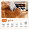 Professional Dog Grooming Clippers with 2.5L Cup, 3 Suction Modes, Cordless Clippers, 5 Groomer Tools, Low Noise Pet Hair Trimmer