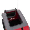 Pet Bike Trailer Red and Gray Oxford Fabric and Iron