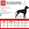 Grey Re-Cotton Dog Harness Eco Friendly Reflective & Adjustable