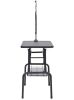 Adjustable Dog Grooming Table with Loop & Basket
