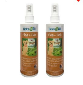 All Natural Flea & Tick 4 Dogs 8oz (2 pack)