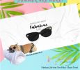 Fabulous Life in my Tom Fido's - Beach Towel