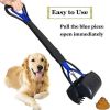 Dog Poop Scooper-Long Handled, Heavy Duty for Outdoor Clean-up