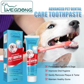 Pet toothpaste dog fresh breath, tartar cleaning oral care edible