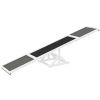 PawHut Wooden Dog Agility Seesaw for Training and Exercise, Weather Resistant, 83" L x 16" W x 14" H, White
