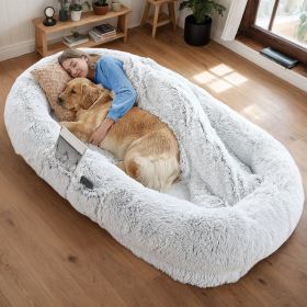 Human Dog Bed,  Napping Orthopedic Dog Bed, Fits You and Pets