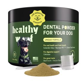 Healthy Woof Dogs Dental Powder - Complete Oral Care