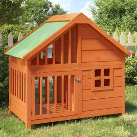 Dog House Solid Pine Wood Kennel