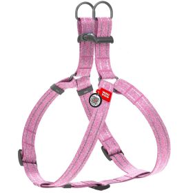 Pink Re-Cotton Dog Harness Eco Friendly Reflective & Adjustable