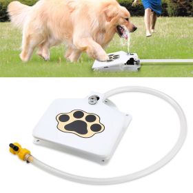 Dogs Outdoor Step-On Activated Water Fountain