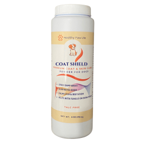 COAT SHIELD - Canine Dry Powder & Gentle Skin Cleanser for Dogs