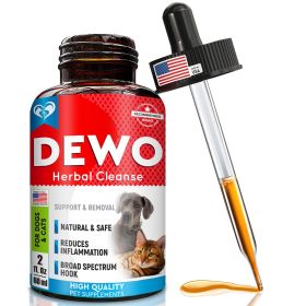 Dogs & Cats Liquid Natural Herbal Worm Treatment