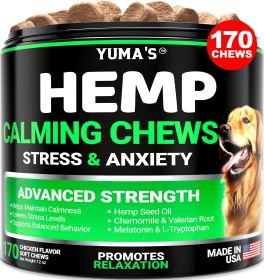 Advanced Dog Calming Chews, Melatonin & Hemp Oil