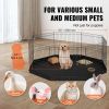 VEVOR 8-Panel Dog Playpen Kennel Bottom Pad & Ground Stakes