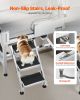 34" Dog Grooming Bath Tub Stainless Steel w Stairs Faucet Left Door