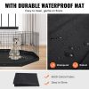 VEVOR 8-Panel Dog Playpen Kennel Bottom Pad & Ground Stakes