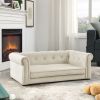 Elegant Rectangle Pet Bed for Medium and Large Dogs, Durable Elevated Dog Sofa Bed, Comfortable Dog Couch, Modern and Stylish Dog Sofa for Large Dogs