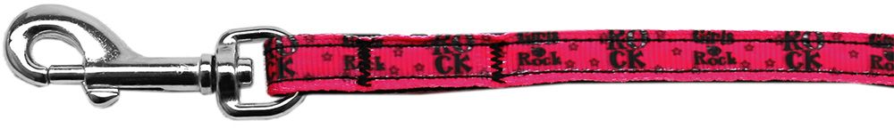 Girls Rock Nylon Ribbon Pet Leash (Option: 3/8 inch wide 4Ft Lsh)
