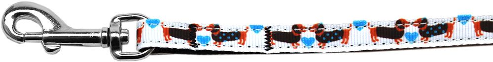 Doxie Love Nylon Ribbon Pet Leash (Option: 3/8 inch wide 4Ft Lsh)