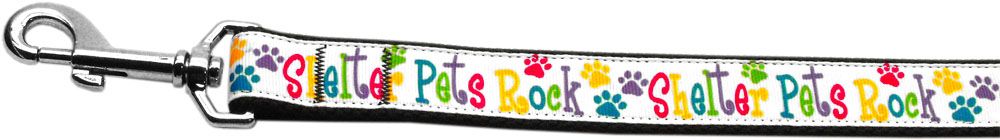 Shelter Pets Rock Nylon Dog Leashes (Option: 4 Foot Leash)
