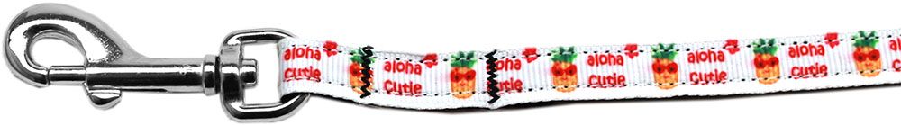 Aloha Cutie Nylon Ribbon Pet Leash (Option: 3/8 inch wide 4Ft Lsh)
