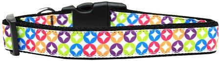 Bright Diamonds Nylon Dog Collar (Option: Large)