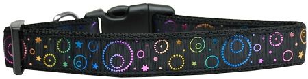 Galactic Shimmer Nylon Dog Collar (Option: Large)