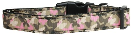 Camo Butterflies Nylon Dog Collar (Option: Large)