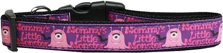 Mommy's Little Monster Nylon Dog Collar (Option: Large)