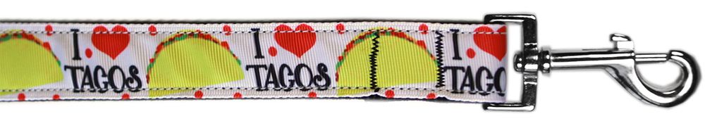 Taco Tuesday Nylon Pet Leash (Option: 1in by 4ft)