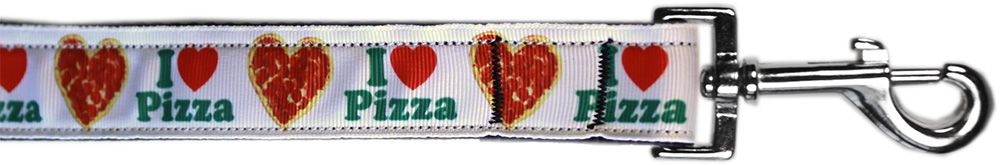 Pizza Party Nylon Pet Leash (Option: 1in by 6ft)