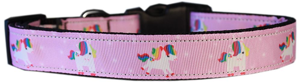 Mauve Unicorns Nylon Dog Collar (Option: LG)