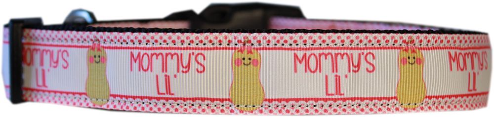 Mommy's Lil Peanut Nylon Dog Collar (Option: LG)