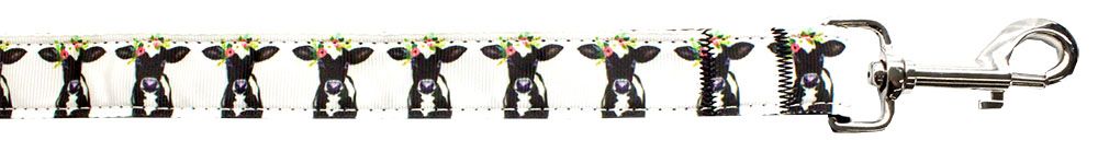 Pretty Baby Cows Nylon Pet Leash (Option: 1in by 4ft)
