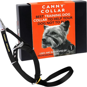 Canny Collar (Color: Black, size: 9"-11" - Size 1)