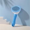 Pet Dog Brush - Stainless Steel, Rounded End Needles for Hair Removal, Cleaning, and Skin Care