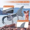 Dog Life Jacket Shark; Lifesaver Vest; Safety Swimsuit