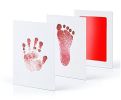 Pet Handprint And Footprint Kit For Dog & Cat; Dog Paw Print Pad Kit; Clean Touch Ink Pad For Pets; 3.7*2.2in