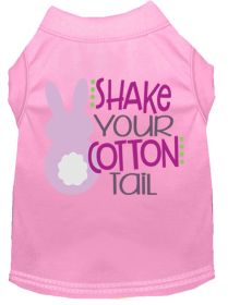 Shake Your Cotton Tail Screen Print Dog Shirt (Option: Light Pink XS)
